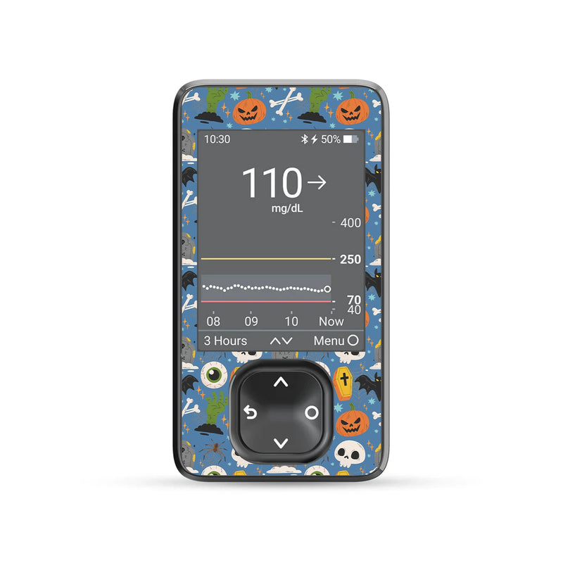 Spooky Night Dexcom G7 Touchscreen Receiver Sticker - Pump Peelz Spooky Night Dexcom G7 Touchscreen Receiver Sticker - Pump Peelz