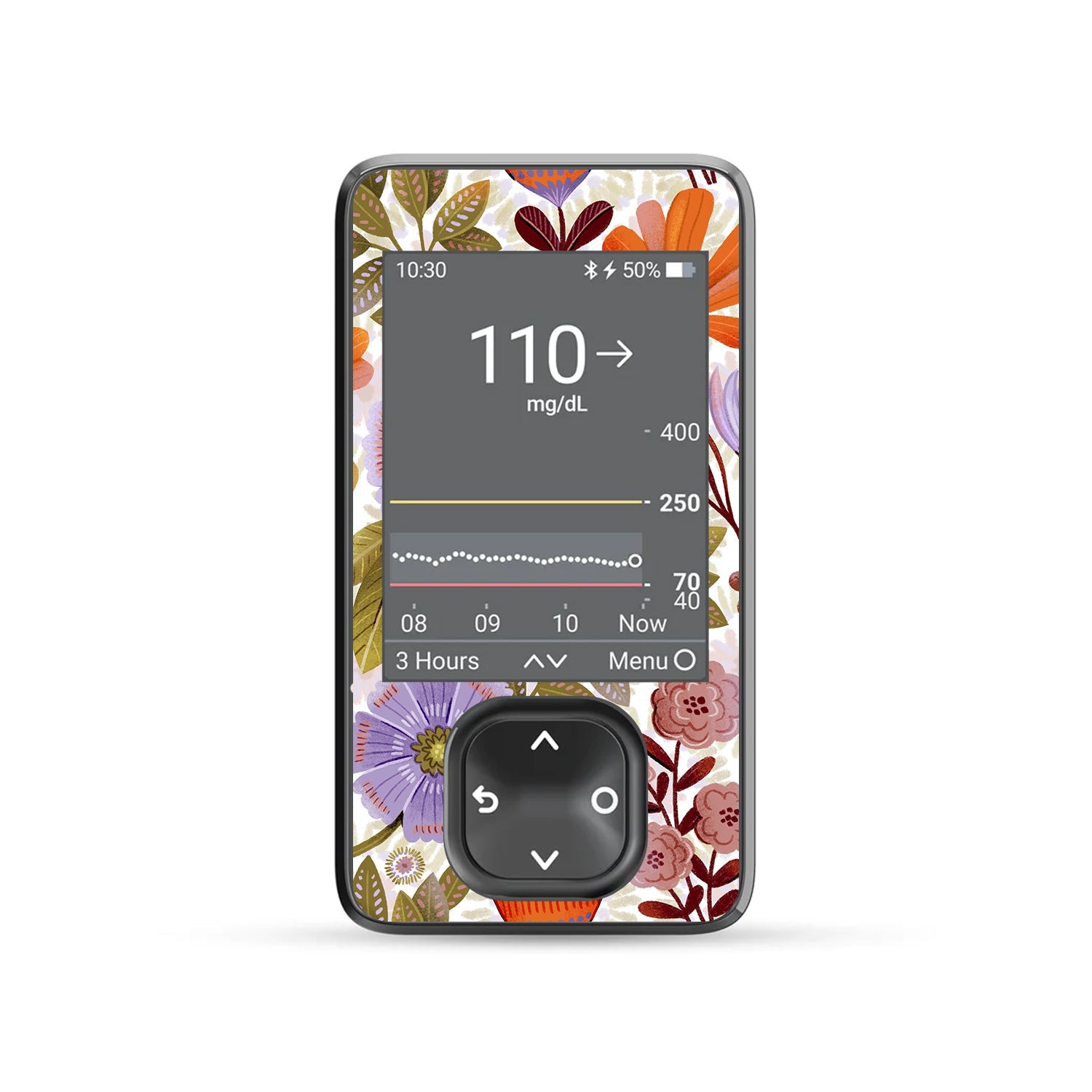 Autumn Meadow Dexcom G7 Touchscreen Receiver Sticker - Pump Peelz Autumn Meadow Dexcom G7 Touchscreen Receiver Sticker - Pump Peelz