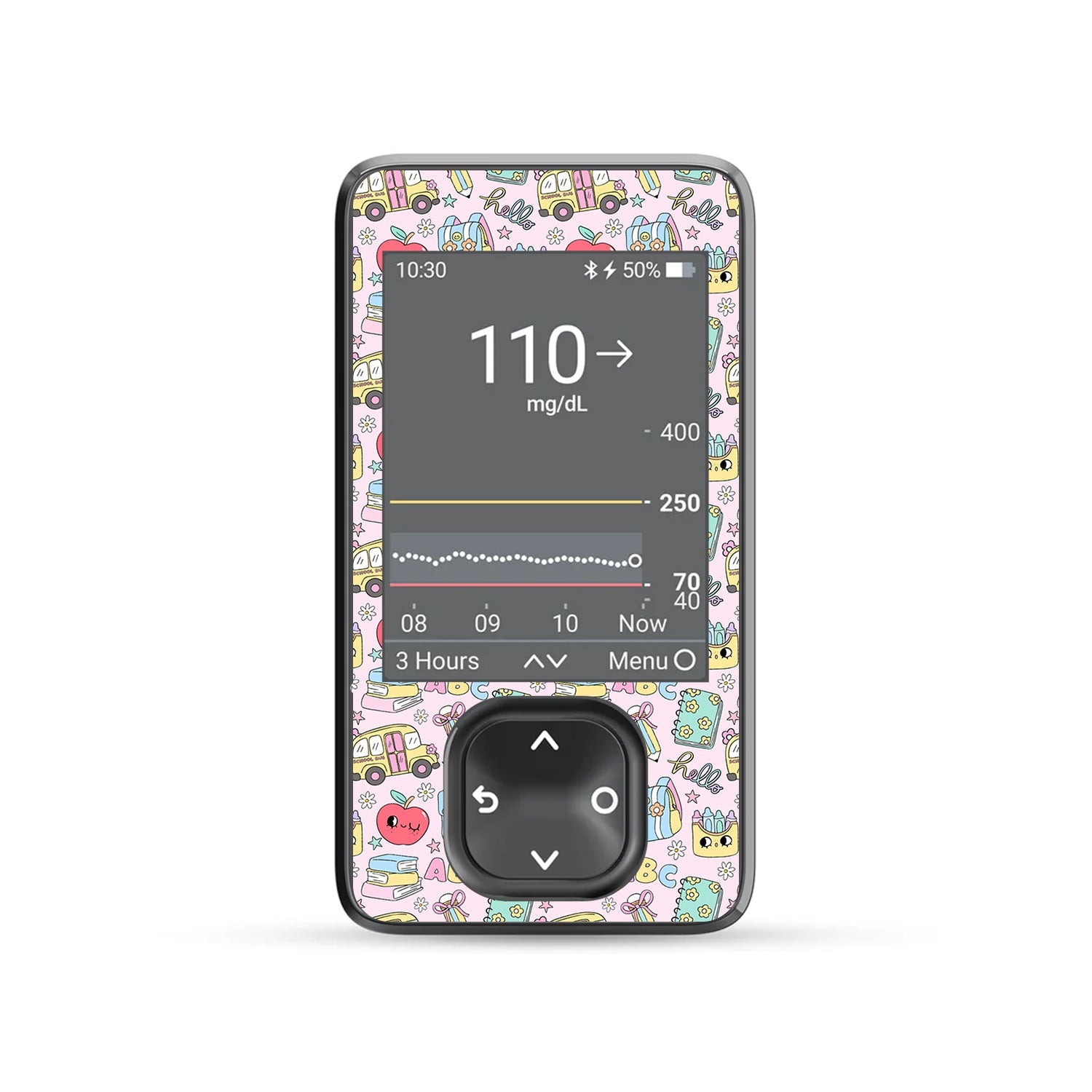 Tiny Scholar Dexcom G7 Touchscreen Receiver Sticker - Pump Peelz Tiny Scholar Dexcom G7 Touchscreen Receiver Sticker - Pump Peelz
