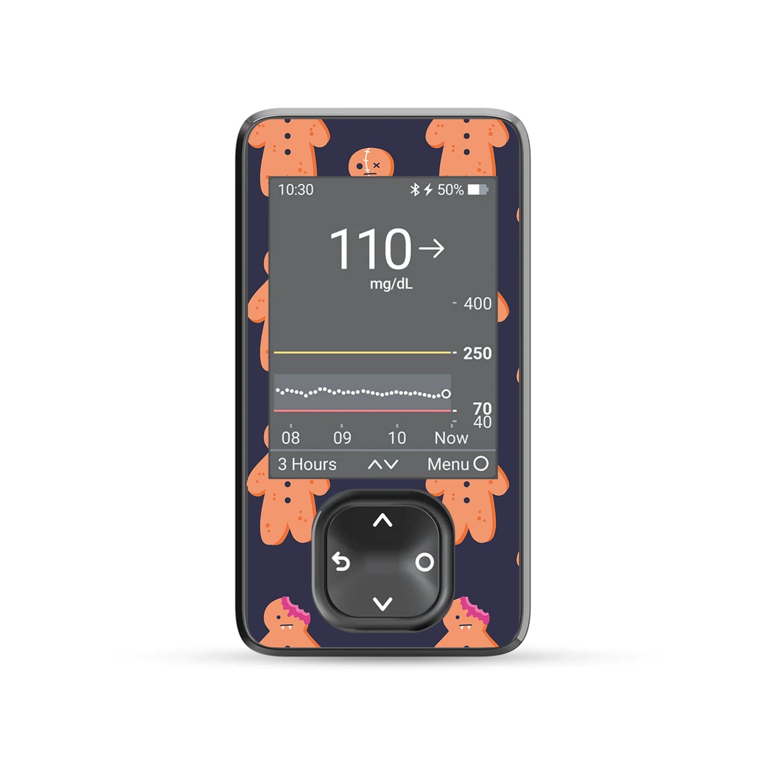 Zombie Cookies Dexcom G7 Touchscreen Receiver Sticker - Pump Peelz Zombie Cookies Dexcom G7 Touchscreen Receiver Sticker - Pump Peelz