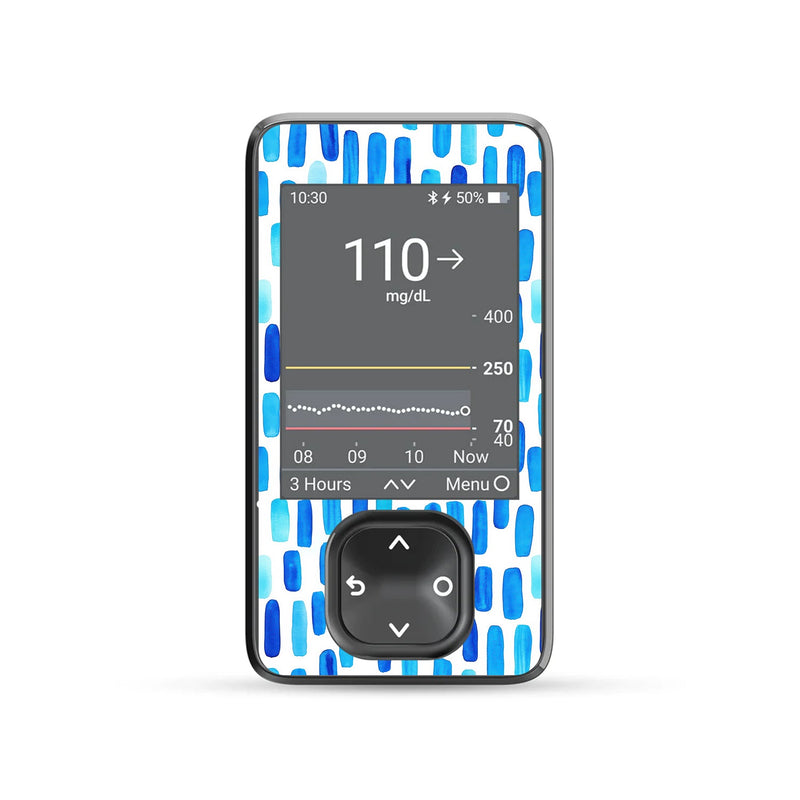 Level Lines Dexcom G7 Touchscreen Receiver Sticker - Pump Peelz Level Lines Dexcom G7 Touchscreen Receiver Sticker - Pump Peelz