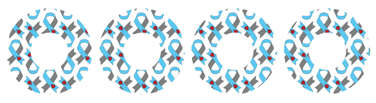 Diabetes Awareness Ribbon Patch Tape Designed for the FreeStyle Libre 2 Diabetes Awareness Ribbon Patch Tape Designed for the FreeStyle Libre 2