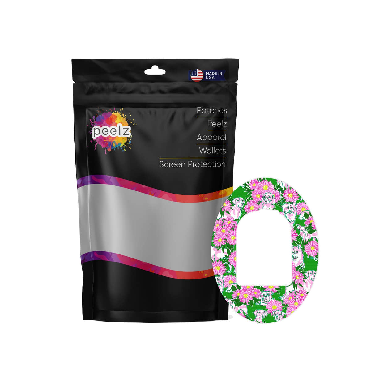 Dogs and Daisies Pod Patch Tape - Pump Peelz Dogs and Daisies Pod Patch Tape - Pump Peelz