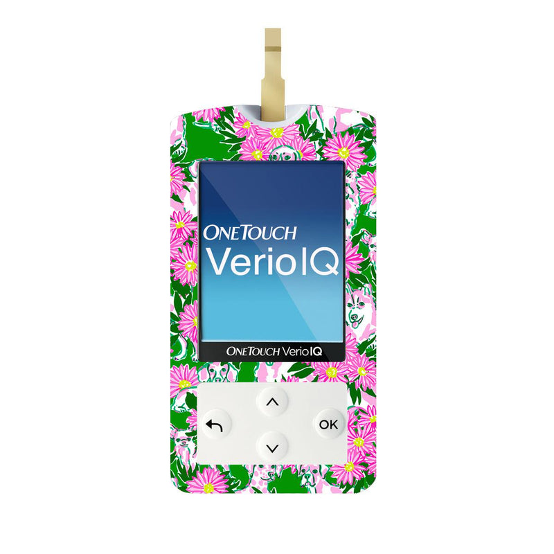 Dogs and Daisies for OneTouch Verio IQ Glucometer Dogs and Daisies for OneTouch Verio IQ Glucometer