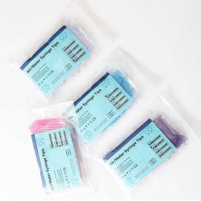 Clear Air/Water syringe tips 250pcs per pack Clear Air/Water syringe tips 250pcs per pack