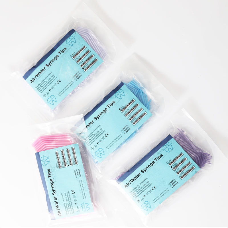 Clear Air/Water syringe tips 250pcs per pack Clear Air/Water syringe tips 250pcs per pack