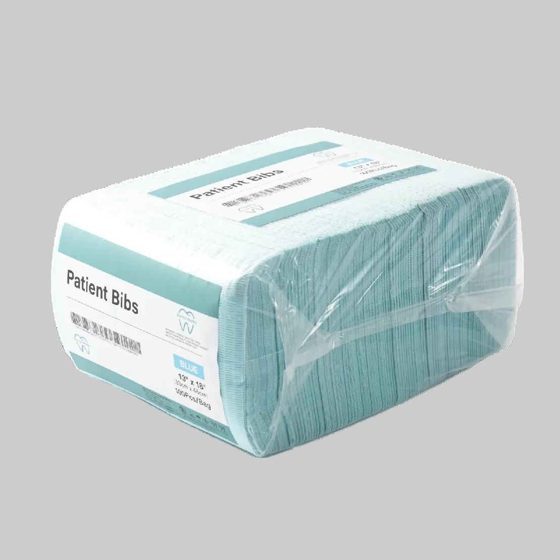 3 Layered Patient Bibs 13"x18" Great Quality and Very Durable 3 Layered Patient Bibs 13"x18" Great Quality and Very Durable
