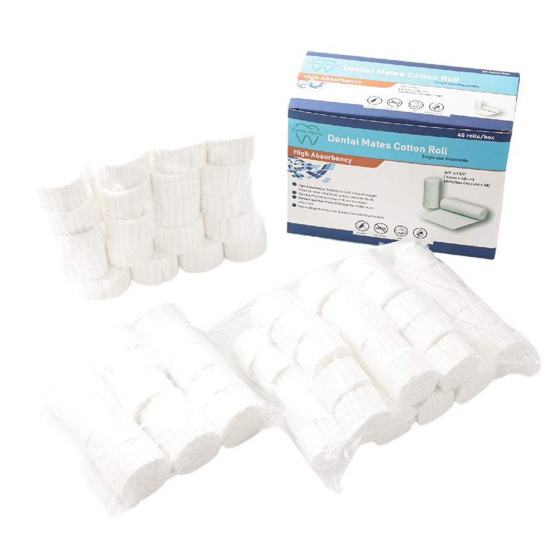 1 1/2" Length Cotton Rolls 5/16"(#1 SM), 3/8"(#2 MD) 2,000pcs/box and 1/2"(#3 LG) 450pcs per box 1 1/2" Length Cotton Rolls 5/16"(#1 SM), 3/8"(#2 MD) 2,000pcs/box and 1/2"(#3 LG) 450pcs per box