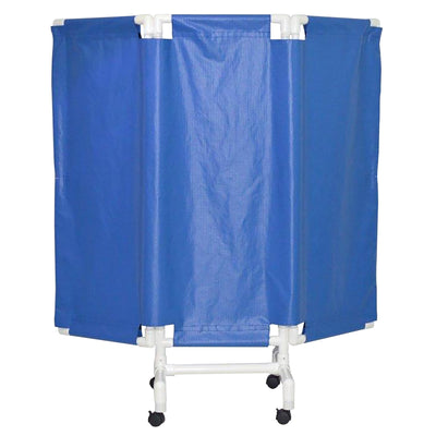 MJM International 7003-2TW Portable privacy screen, 3-panel: panel size: 21.25" W x 51" H w/ 2" Twin nylon casters MJM International 7003-2TW Portable privacy screen, 3-panel: panel size: 21.25" W x 51" H w/ 2" Twin nylon casters