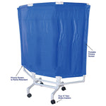 MJM International 7003-3TW Portable privacy screen, 3-panel: panel size: 21.25" W x 51" H w/ 3" Twin nylon casters MJM International 7003-3TW Portable privacy screen, 3-panel: panel size: 21.25" W x 51" H w/ 3" Twin nylon casters