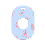 Candy Cane Lane Eversense 365 Smart Transmitter Sticker - Pump Peelz Candy Cane Lane Eversense 365 Smart Transmitter Sticker - Pump Peelz