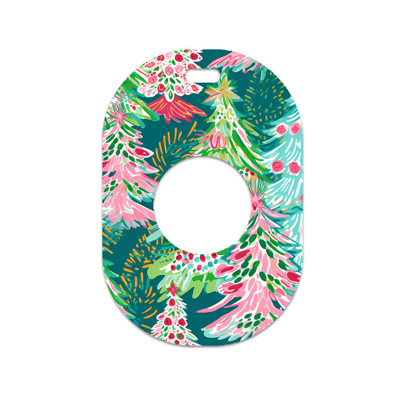 Festive Forest Eversense 365 Smart Transmitter Sticker - Pump Peelz Festive Forest Eversense 365 Smart Transmitter Sticker - Pump Peelz