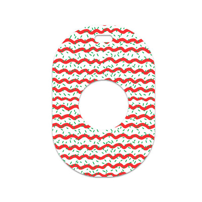 Christmas Icing Eversense 365 Smart Transmitter Sticker - Pump Peelz Christmas Icing Eversense 365 Smart Transmitter Sticker - Pump Peelz