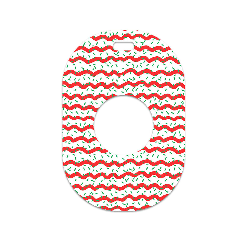 Christmas Icing Eversense 365 Smart Transmitter Sticker - Pump Peelz Christmas Icing Eversense 365 Smart Transmitter Sticker - Pump Peelz