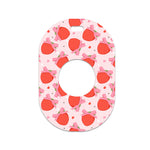 Strawberry Kisses Eversense 365 Smart Transmitter Sticker - Pump Peelz Strawberry Kisses Eversense 365 Smart Transmitter Sticker - Pump Peelz