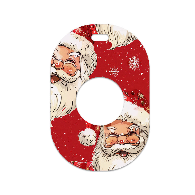 Jolly Old Saint Nick Eversense 365 Smart Transmitter Sticker - Pump Peelz Jolly Old Saint Nick Eversense 365 Smart Transmitter Sticker - Pump Peelz