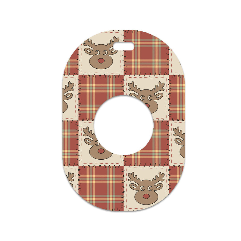 Rustic Reindeer Eversense 365 Smart Transmitter Sticker - Pump Peelz Rustic Reindeer Eversense 365 Smart Transmitter Sticker - Pump Peelz
