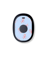 Candy Cane Lane Eversense 365 Smart Transmitter Sticker - Pump Peelz Candy Cane Lane Eversense 365 Smart Transmitter Sticker - Pump Peelz