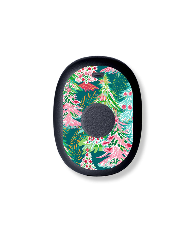 Festive Forest Eversense 365 Smart Transmitter Sticker - Pump Peelz Festive Forest Eversense 365 Smart Transmitter Sticker - Pump Peelz