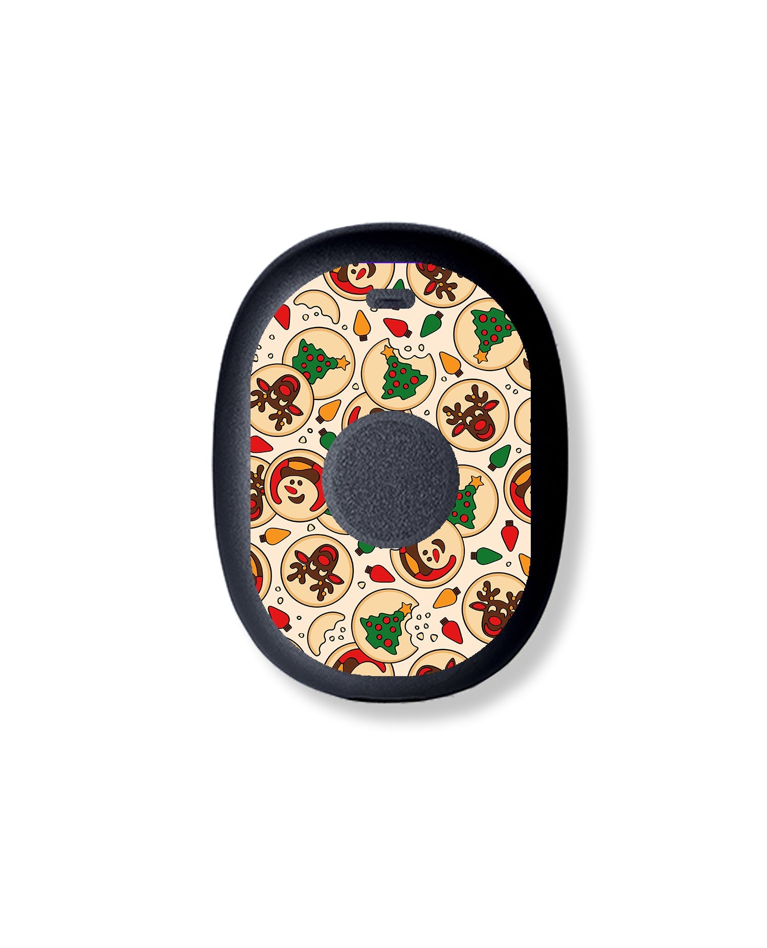 Santa's Cookies Eversense 365 Smart Transmitter Sticker - Pump Peelz Santa's Cookies Eversense 365 Smart Transmitter Sticker - Pump Peelz
