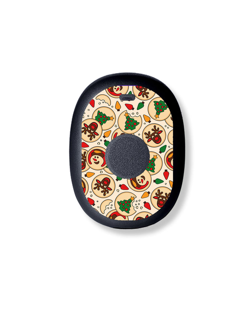 Santa's Cookies Eversense 365 Smart Transmitter Sticker - Pump Peelz Santa's Cookies Eversense 365 Smart Transmitter Sticker - Pump Peelz