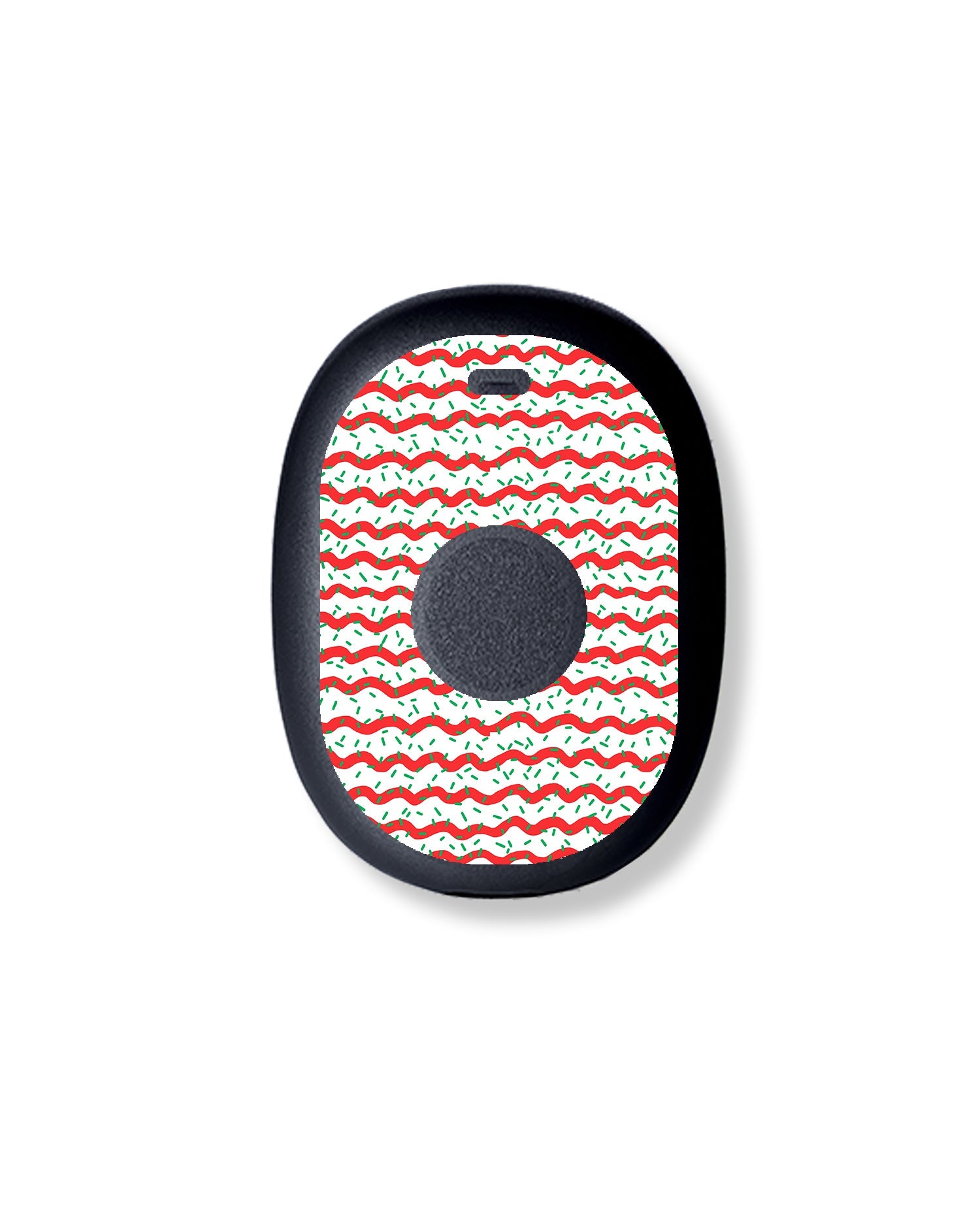 Christmas Icing Eversense 365 Smart Transmitter Sticker - Pump Peelz Christmas Icing Eversense 365 Smart Transmitter Sticker - Pump Peelz