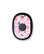 Coquette Christmas Eversense 365 Smart Transmitter Sticker - Pump Peelz Coquette Christmas Eversense 365 Smart Transmitter Sticker - Pump Peelz