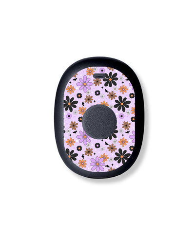 Batty Blooms Eversense 365 Smart Transmitter Sticker - Pump Peelz Batty Blooms Eversense 365 Smart Transmitter Sticker - Pump Peelz