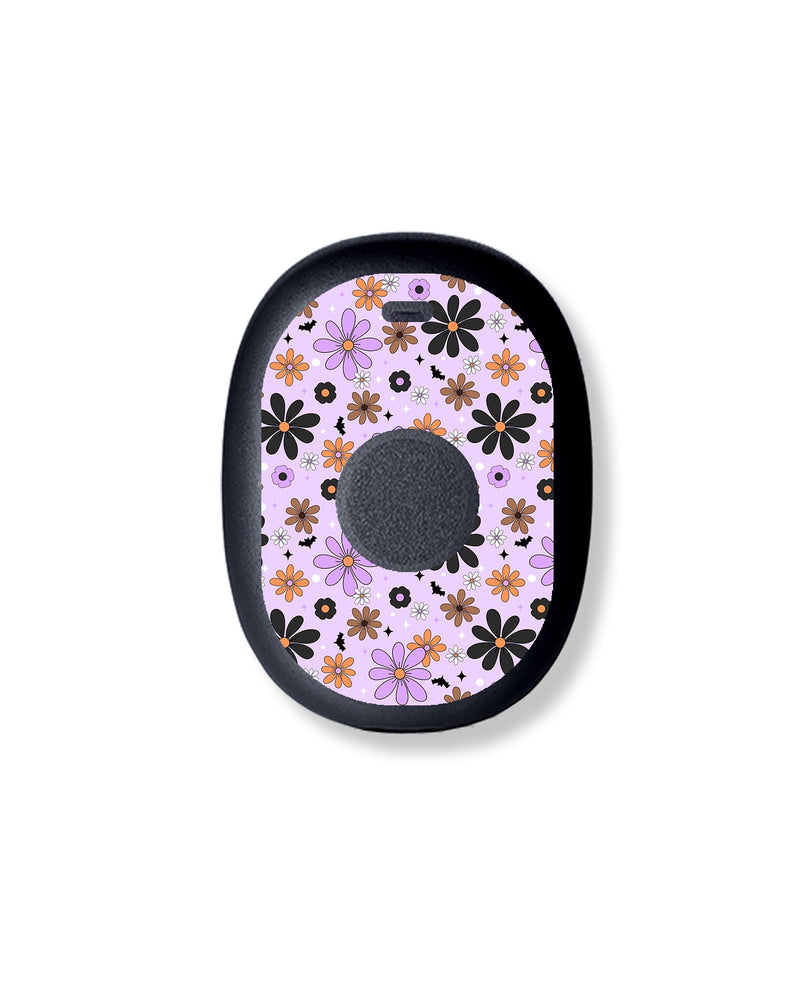 Batty Blooms Eversense 365 Smart Transmitter Sticker - Pump Peelz Batty Blooms Eversense 365 Smart Transmitter Sticker - Pump Peelz