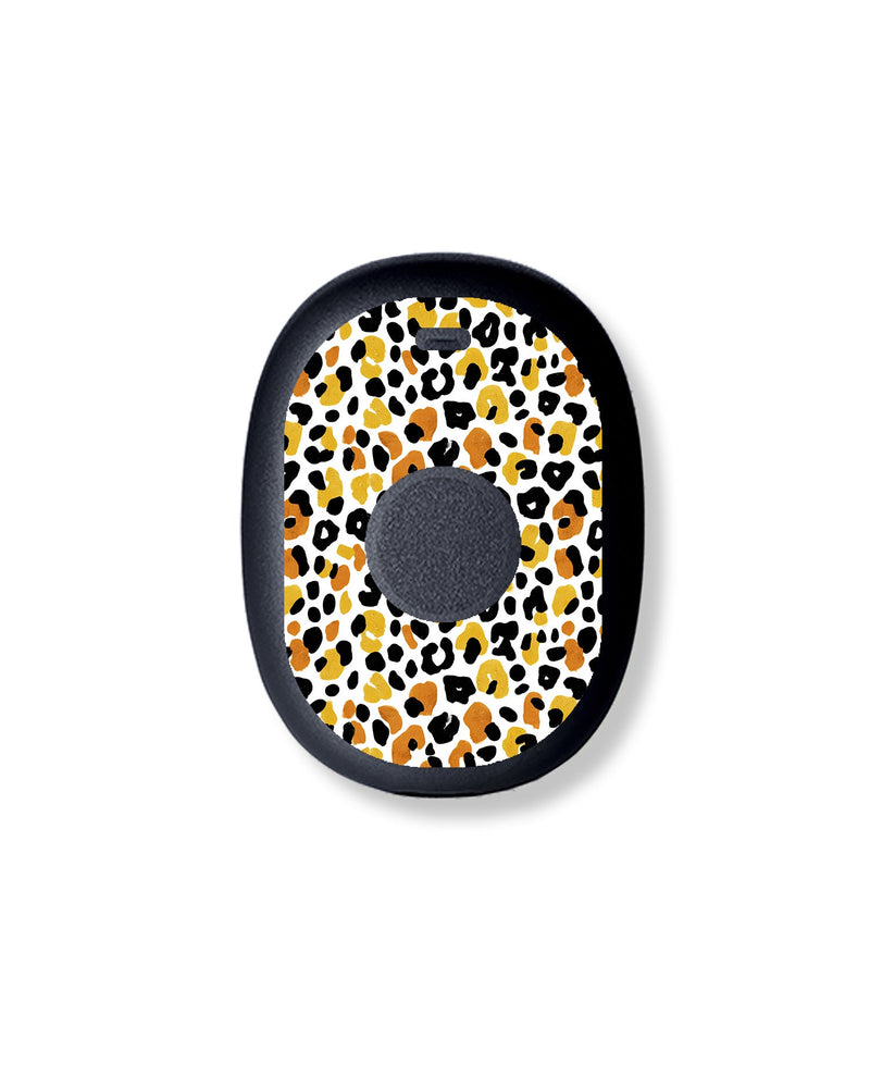 Golden Leopard Eversense 365 Smart Transmitter Sticker - Pump Peelz Golden Leopard Eversense 365 Smart Transmitter Sticker - Pump Peelz