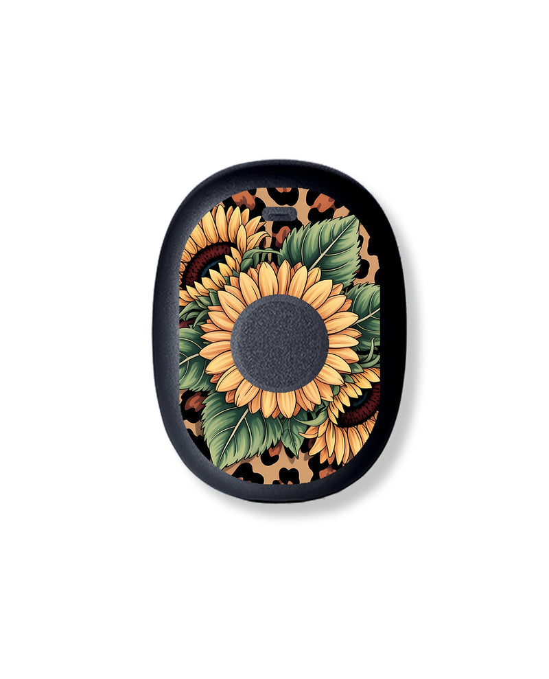 Wild Sunflower Eversense 365 Smart Transmitter Sticker - Pump Peelz Wild Sunflower Eversense 365 Smart Transmitter Sticker - Pump Peelz