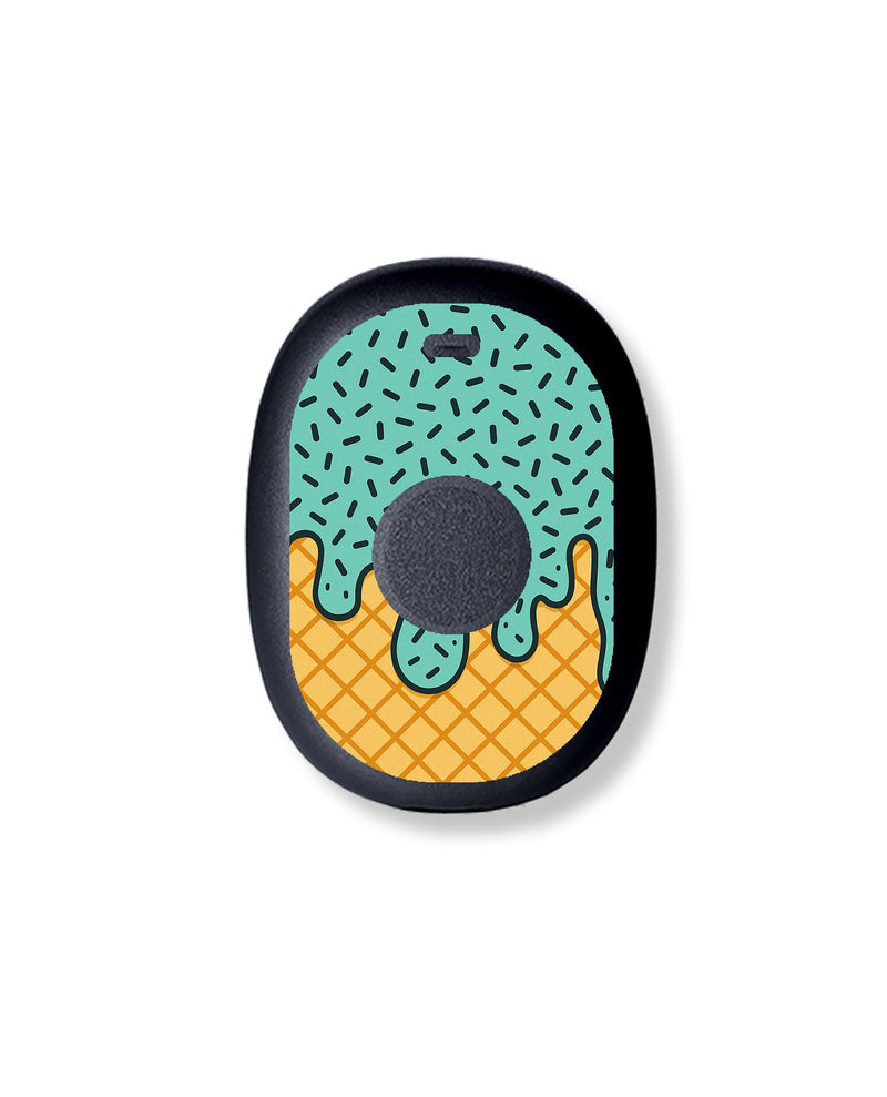 Ice Cream Social Eversense 365 Smart Transmitter Sticker - Pump Peelz Ice Cream Social Eversense 365 Smart Transmitter Sticker - Pump Peelz