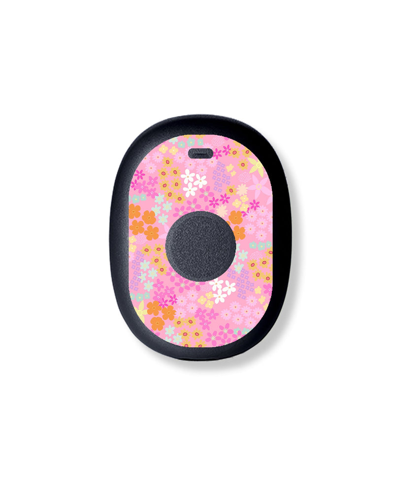 Pink Petals Eversense 365 Smart Transmitter Sticker - Pump Peelz Pink Petals Eversense 365 Smart Transmitter Sticker - Pump Peelz