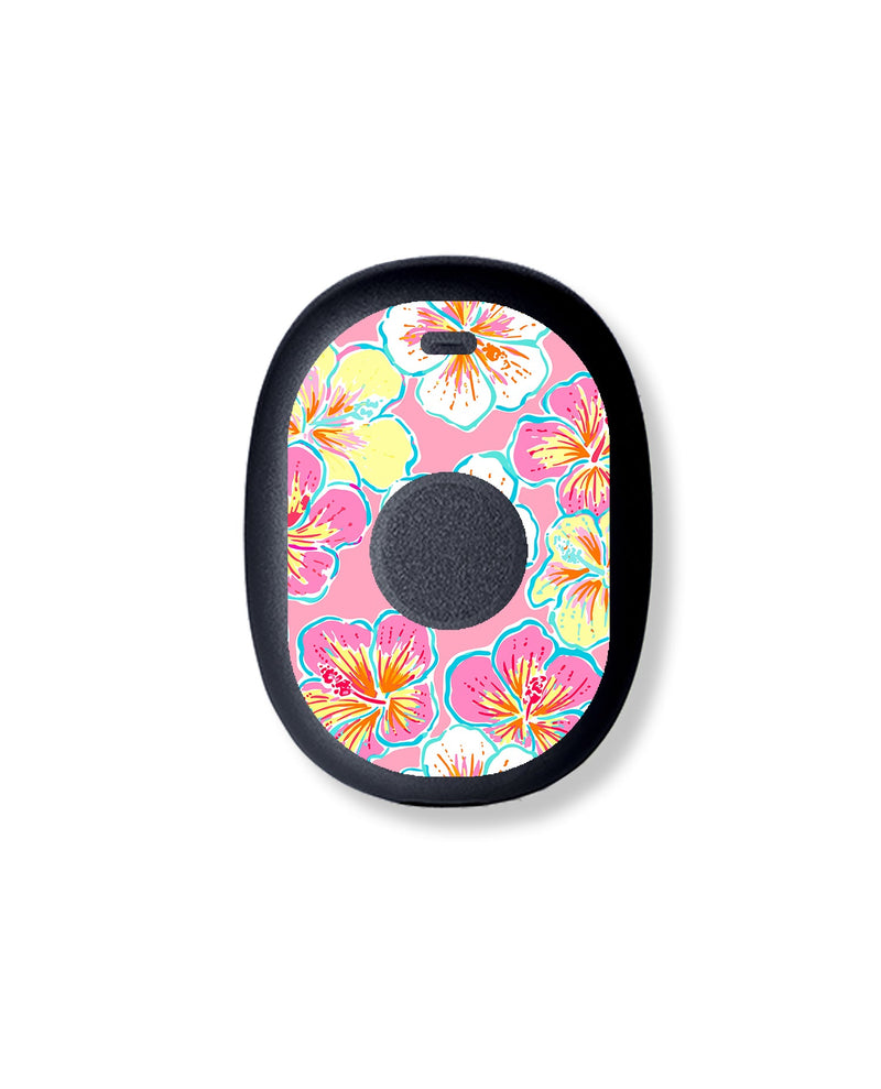 Tropic Crush Eversense 365 Smart Transmitter Sticker - Pump Peelz Tropic Crush Eversense 365 Smart Transmitter Sticker - Pump Peelz