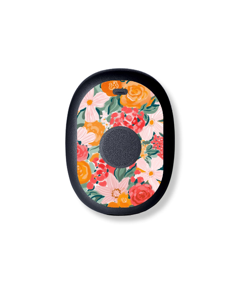Blush Blossom Eversense 365 Smart Transmitter Sticker - Pump Peelz Blush Blossom Eversense 365 Smart Transmitter Sticker - Pump Peelz