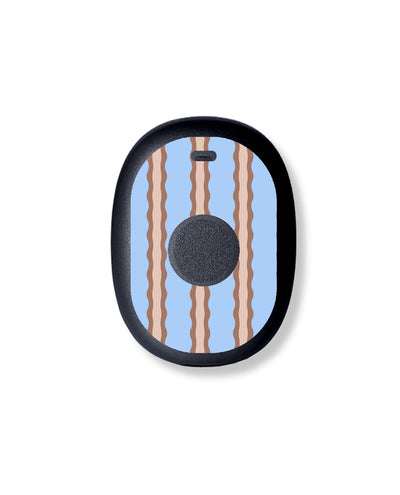 Boardwalk Waves Eversense 365 Smart Transmitter Sticker - Pump Peelz Boardwalk Waves Eversense 365 Smart Transmitter Sticker - Pump Peelz
