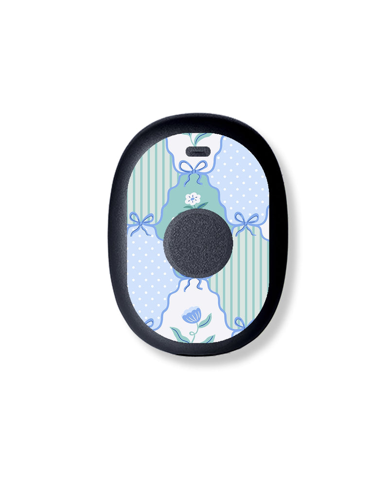 Cottage Bows Eversense 365 Smart Transmitter Sticker - Pump Peelz Cottage Bows Eversense 365 Smart Transmitter Sticker - Pump Peelz