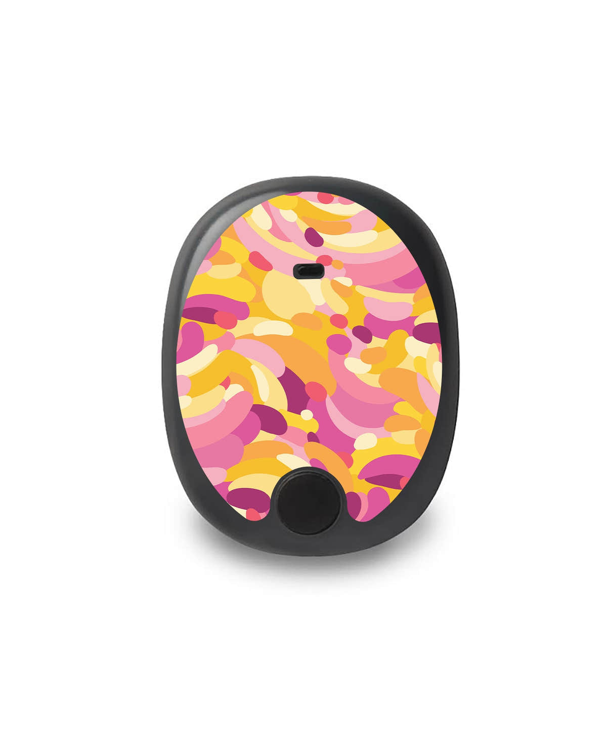 Jelly Swirl Eversense Smart Transmitter Sticker - Pump Peelz Jelly Swirl Eversense Smart Transmitter Sticker - Pump Peelz