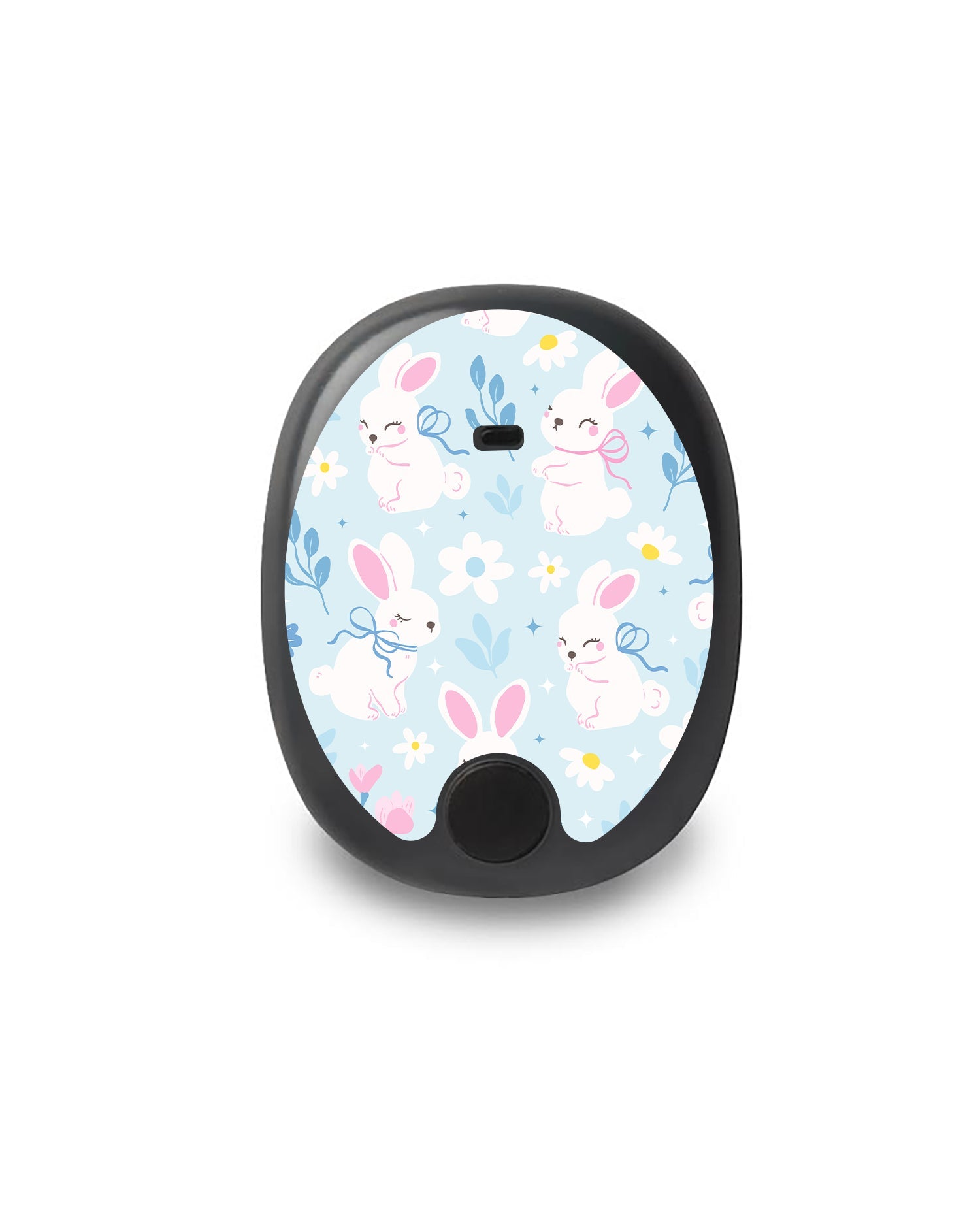 Sweet Bunnies Eversense Smart Transmitter Sticker - Pump Peelz Sweet Bunnies Eversense Smart Transmitter Sticker - Pump Peelz