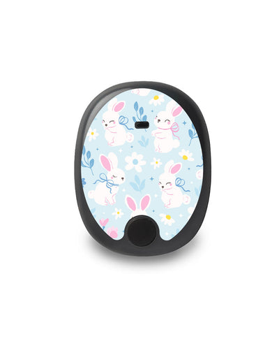 Sweet Bunnies Eversense Smart Transmitter Sticker - Pump Peelz Sweet Bunnies Eversense Smart Transmitter Sticker - Pump Peelz
