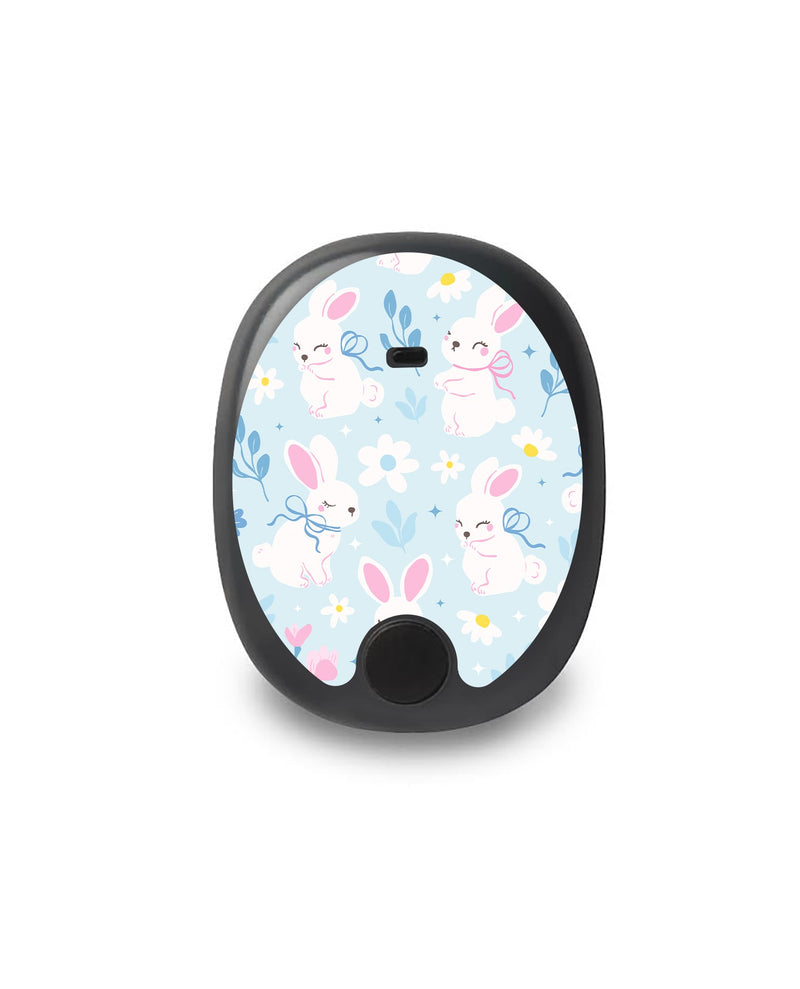 Sweet Bunnies Eversense Smart Transmitter Sticker - Pump Peelz Sweet Bunnies Eversense Smart Transmitter Sticker - Pump Peelz