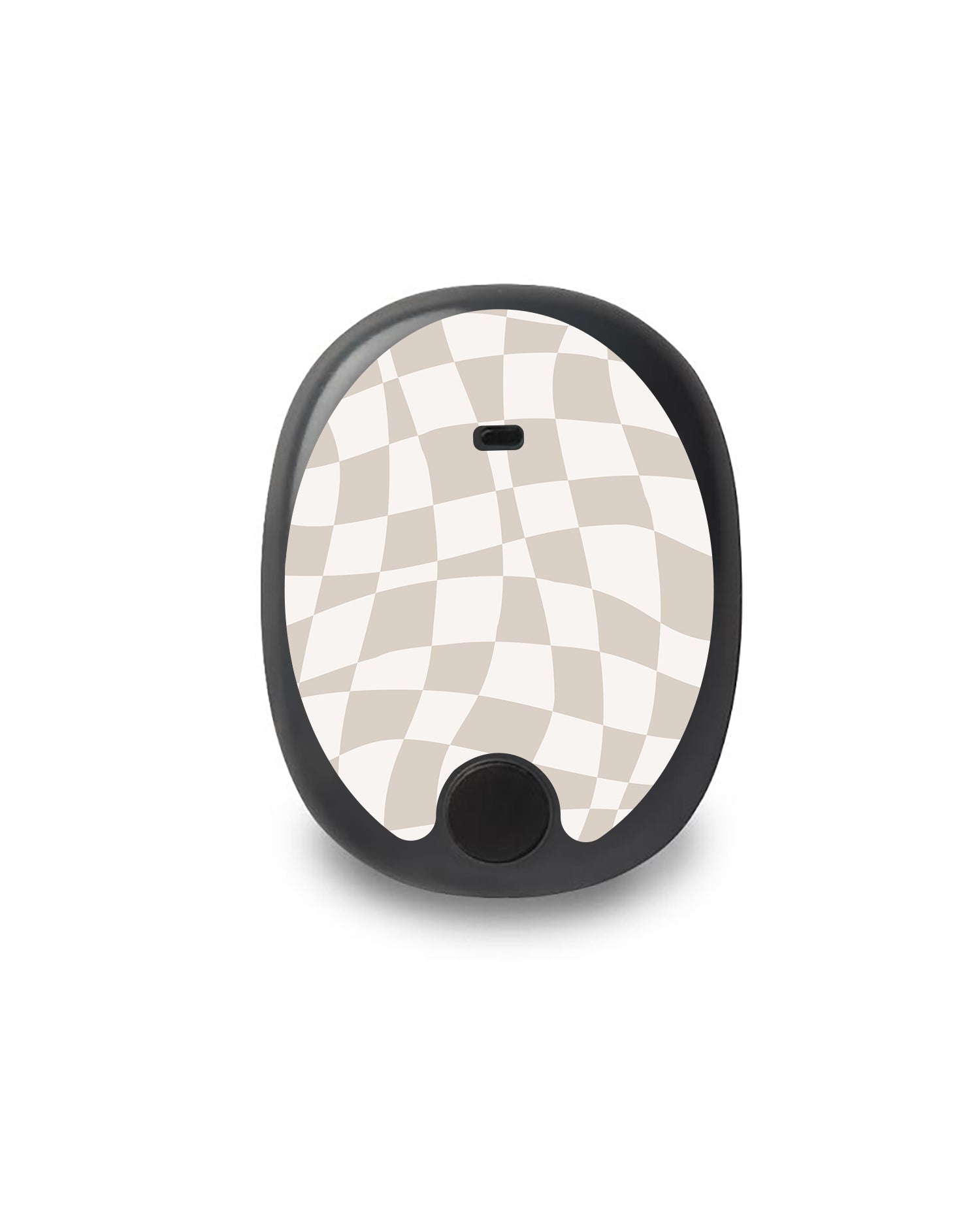 Creamy Check Eversense Smart Transmitter Sticker - Pump Peelz Creamy Check Eversense Smart Transmitter Sticker - Pump Peelz