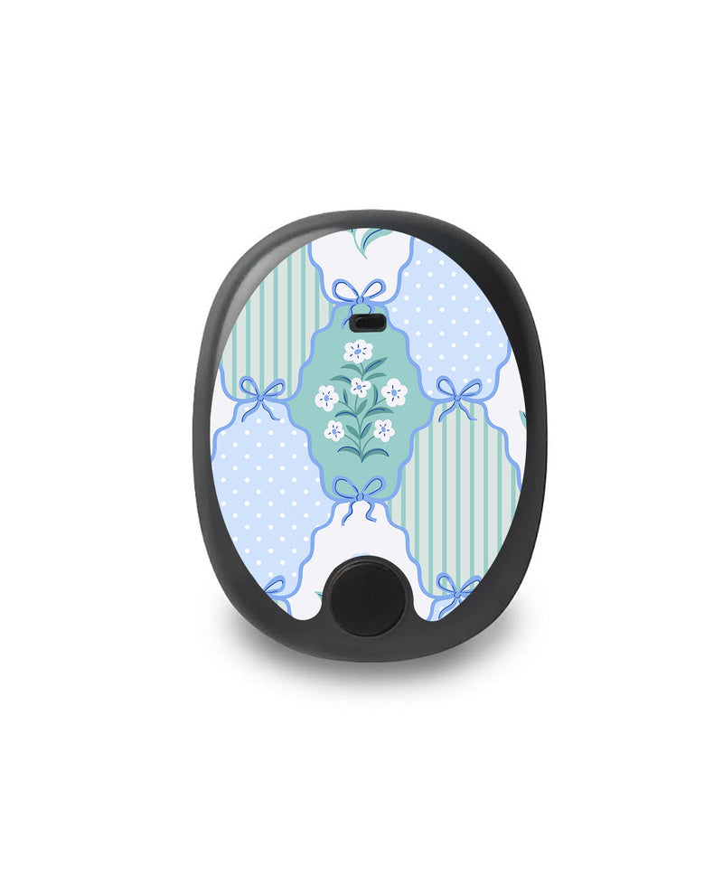 Cottage Bows Eversense Smart Transmitter Sticker - Pump Peelz Cottage Bows Eversense Smart Transmitter Sticker - Pump Peelz