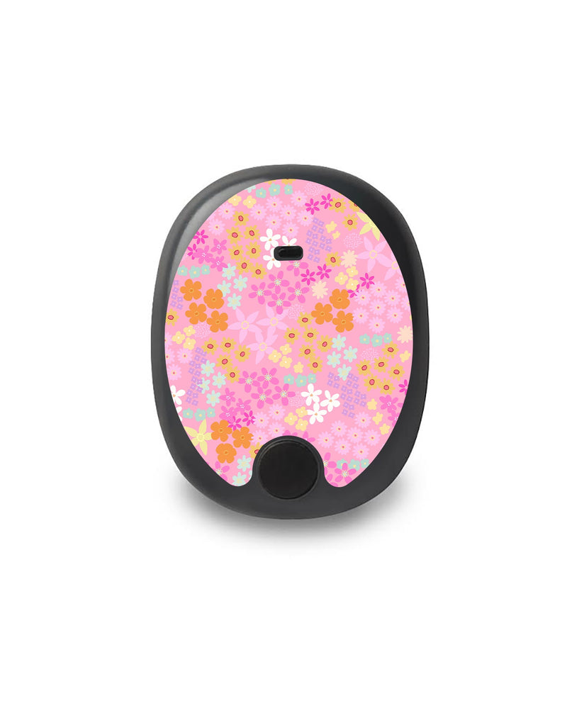 Pink Petals Eversense Smart Transmitter Sticker - Pump Peelz Pink Petals Eversense Smart Transmitter Sticker - Pump Peelz