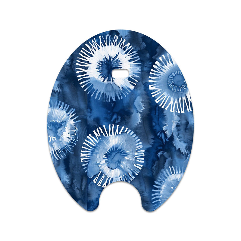 Monochrome Blue Tie Dye Eversense Smart Transmitter Monochrome Blue Tie Dye Eversense Smart Transmitter