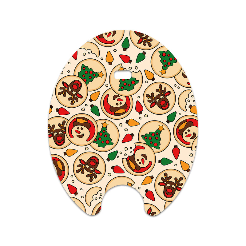Santa's Cookies Eversense Smart Transmitter Sticker - Pump Peelz Santa's Cookies Eversense Smart Transmitter Sticker - Pump Peelz