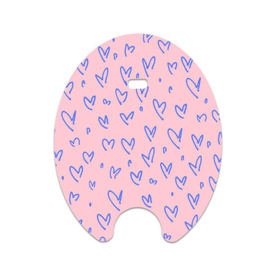 Love Language Eversense Smart Transmitter Sticker - Pump Peelz Love Language Eversense Smart Transmitter Sticker - Pump Peelz