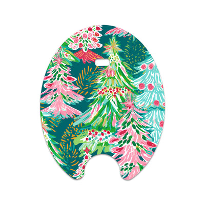 Festive Forest Eversense Smart Transmitter Sticker - Pump Peelz Festive Forest Eversense Smart Transmitter Sticker - Pump Peelz