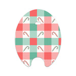 Peppermint Plaid Eversense Smart Transmitter Sticker - Pump Peelz Peppermint Plaid Eversense Smart Transmitter Sticker - Pump Peelz