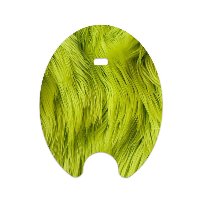 Green Fur Sticker for Eversense Smart Transmitter Green Fur Sticker for Eversense Smart Transmitter